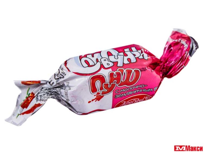 ШОКОЛАДНЫЕ КОНФЕТЫ "СЛИВОЧНЫЙ ПУНШ" В АССОРТИМЕНТЕ (КРАСНЫЙ ОКТЯБРЬ)(молочно-земляничный)