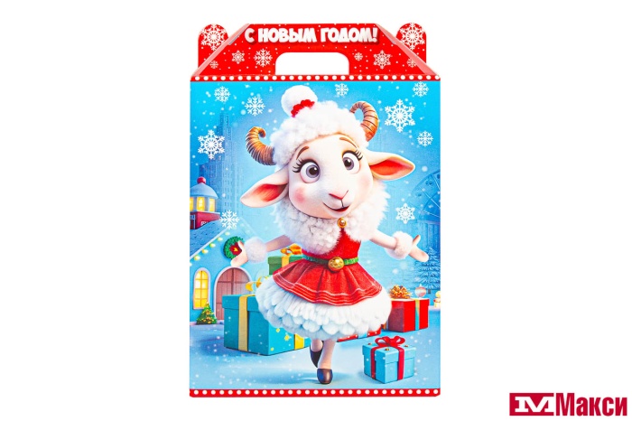 НОВОГОДНИЙ ПОДАРОК "ЧУДО-ДУЭТ" КАРТОН 700Г (МАКСИ)