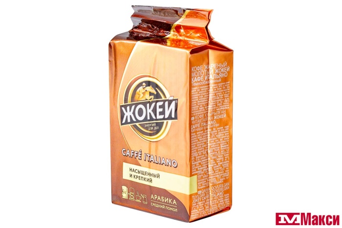 КОФЕ МОЛОТЫЙ "ЖОКЕЙ" CAFFE ITALIANO 100Г В/У (ОРИМИ-ТРЭЙД)