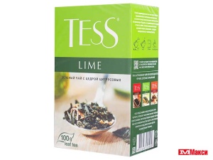 ЧАЙ "TESS" LIME ЗЕЛЕНЫЙ С ЦЕДРОЙ ЦИТРУСОВЫХ 100Г (ОРИМИ-ТРЭЙД)
