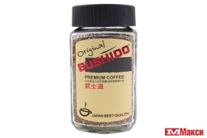 КОФЕ РАСТВОРИМЫЙ СУБЛИМИРОВАННЫЙ "BUSHIDO" ORIGINAL 100Г СТ/Б (ХОРС)