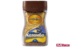КОФЕ РАСТВОРИМЫЙ СУБЛИМИРОВАННЫЙ "КОЛОМБО" 95Г СТ/Б (МОСКОВСКАЯ КОФЕЙНЯ НА ПАЯХЪ)