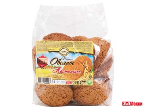 ПЕЧЕНЬЕ ОВСЯНОЕ "НАСТОЯЩЕЕ" 350Г (РЫБИНСК-КОНДИТЕР)