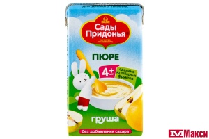 ПЮРЕ "САДЫ ПРИДОНЬЯ" ФРУКТОВОЕ 125Г (САДЫ ПРИДОНЬЯ)(груша)