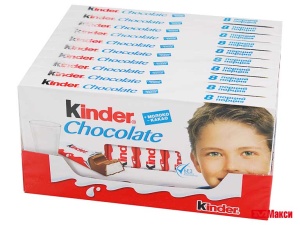 ШОКОЛАД "КИНДЕР ШОКОЛАД" 100Г (FERRERO)