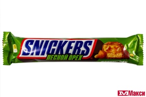 ШОКОЛАДНЫЙ БАТОНЧИК "SNICKERS" С ЛЕСНЫМ ОРЕХОМ 81Г (МАРС) 