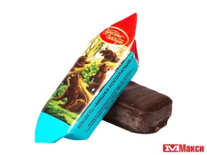 ШОКОЛАДНЫЕ ВАФЕЛЬНЫЕ КОНФЕТЫ "МИШКА КОСОЛАПЫЙ" (КРАСНЫЙ ОКТЯБРЬ)