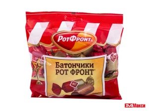 КОНФЕТЫ "БАТОНЧИКИ" В АССОРТИМЕНТЕ 250Г (РОТ-ФРОНТ)(классические)