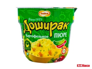 ПЮРЕ КАРТОФЕЛЬНОЕ БЫСТРОГО ПРИГОТОВЛЕНИЯ "ДОШИРАК" В АССОРТИМЕНТЕ 40Г(с курицей)