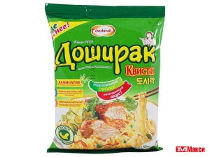 ЛАПША БЫСТРОГО ПРИГОТОВЛЕНИЯ "ДОШИРАК" КВИСТИ В АССОРТИМЕНТЕ 70Г(с курицей)