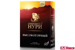 ЧАЙ "ПРИНЦЕССА НУРИ" ВЫСОКОГОРНЫЙ ЦЕЙЛОНСКИЙ ЧЕРНЫЙ ЛИСТОВОЙ 250Г (ОРИМИ-ТРЭЙД)