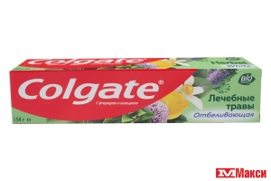 ПАСТА ЗУБНАЯ "COLGATE" ЛЕЧЕБНЫЕ ТРАВЫ ОТБЕЛИВАЮЩАЯ 100МЛ