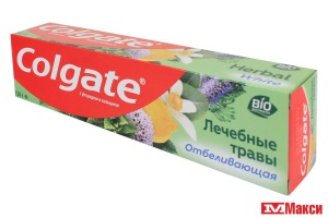 ПАСТА ЗУБНАЯ "COLGATE" ЛЕЧЕБНЫЕ ТРАВЫ ОТБЕЛИВАЮЩАЯ 100МЛ