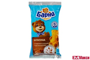 БИСКВИТ "МЕДВЕЖОНОК БАРНИ" С НАЧИНКОЙ 30Г (МОН' ДЭЛИС РУСЬ)(с шоколадной)