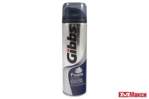ПЕНА Д/БРИТЬЯ "GIBBS" 200МЛ В АССОРТ.(regular)