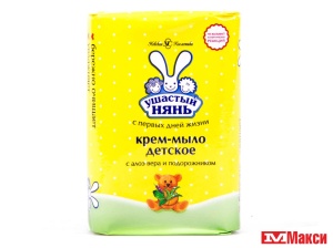 КРЕМ-МЫЛО ТУАЛЕТНОЕ "УШАСТЫЙ НЯНЬ" 90Г(алоэ)