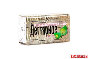 МЫЛО ТУАЛЕТНОЕ "ДЕГТЯРНОЕ" 140Г (НЕВСКАЯ КОСМЕТИКА)