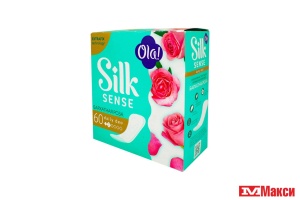 ПРОКЛАДКИ ГИГИЕНИЧЕСКИЕ "OLA" SILK SENSE DAILY ЕЖЕДНЕВНЫЕ АРОМАТИЗИРОВАННЫЕ 60ШТ В АССОРТИМЕНТЕ(бархатная роза)