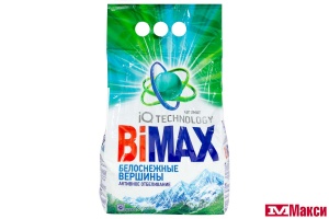 ПОРОШОК СТИРАЛЬНЫЙ "BIMAX" АВТОМАТ БЕЛОСНЕЖНЫЕ ВЕРШИНЫ 3КГ