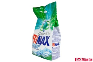 ПОРОШОК СТИРАЛЬНЫЙ "BIMAX" АВТОМАТ БЕЛОСНЕЖНЫЕ ВЕРШИНЫ 3КГ