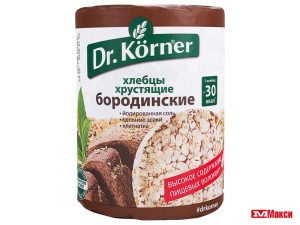 ХЛЕБЦЫ ХРУСТЯЩИЕ "DR.KERNER" БОРОДИНСКИЕ 100Г