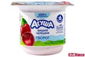 ТВОРОГ "АГУША" ФРУКТОВЫЙ 3,9% 100Г (ВИММ-БИЛЛЬ-ДАНН) (БЗМЖ)(вишня-черешня)