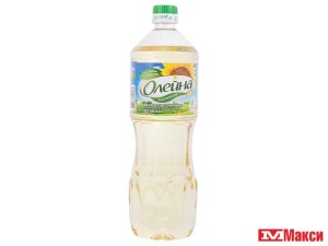 МАСЛО ПОДСОЛНЕЧНОЕ "ОЛЕЙНА" РАФИНИРОВАННОЕ 1Л (БУНГЕ) 