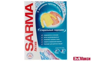 ПОРОШОК СТИРАЛЬНЫЙ "SARMA" ACTIVE УНИВЕРСАЛ ГОРНАЯ СВЕЖЕСТЬ 400Г