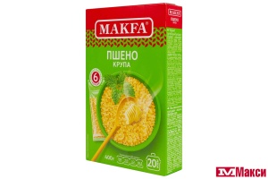 КРУПА ПШЕНО "МАКФА" 400Г ВАРОЧНЫЕ ПАКЕТЫ