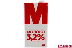 МОЛОКО "М" ЛИАНОЗОВСКОЕ УЛЬТРАПАСТЕРИЗОВАННОЕ 3,2% 950Г (ВИММ-БИЛЛЬ-ДАНН) (БЗМЖ)
