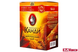 ЧАЙ "ПРИНЦЕССА КАНДИ" МЕДИУМ ЦЕЙЛОНСКИЙ ЧЕРНЫЙ 200Г (ОРИМИ-ТРЭЙД)