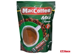 НАПИТОК КОФЕЙНЫЙ "МАК КОФЕ" МАКС 3В1 16Г(крепкий)