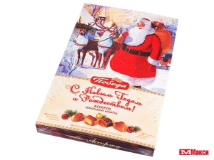 ШОКОЛАДНЫЕ КОНФЕТЫ "АССОРТИ" 200Г (ПОБЕДА)