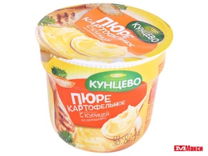 ПЮРЕ КАРТОФЕЛЬНОЕ БЫСТРОГО ПРИГОТОВЛЕНИЯ "КУНЦЕВО" 40Г(с курицей по-домашнему)