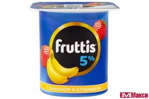 ПРОДУКТ ЙОГУРТНЫЙ "ФРУТТИС" СЛИВОЧНЫЙ 5% 115Г (CAMPINA) (БЗМЖ)(дыня-манго; банан-клубника)