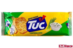 КРЕКЕР "TUC" 100Г (МОН' ДЭЛИС РУСЬ)(сметана и лук)