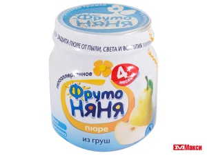 ПЮРЕ "ФРУТО-НЯНЯ" ФРУКТОВОЕ В АССОРТИМЕНТЕ 100Г СТ/Б (ПРОГРЕСС) (ДЕТСКОЕ ПИТАНИЕ)(груша)