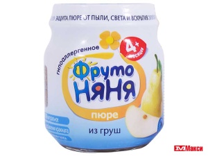 ПЮРЕ "ФРУТО-НЯНЯ" ФРУКТОВОЕ В АССОРТИМЕНТЕ 100Г СТ/Б (ПРОГРЕСС) (ДЕТСКОЕ ПИТАНИЕ)(груша)