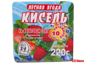 КИСЕЛЬ "ГЕРКУЛЕС" 220Г(ягодное ассорти)