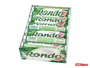 КОНФЕТА "RONDO" 30Г (РИГЛИ)(арбуз)