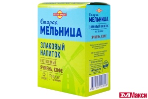НАПИТОК ЗЛАКОВЫЙ "СТАРАЯ МЕЛЬНИЦА" КРЕПКИЙ С КОФЕ 100Г (РУССКИЙ ПРОДУКТ) 