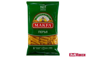МАКАРОННЫЕ ИЗДЕЛИЯ "МАКФА" ПЕРЬЯ ЛЮБИТЕЛЬСКИЕ 400Г