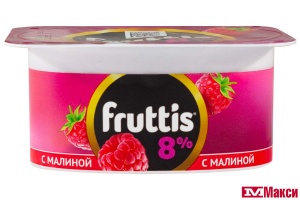 ПРОДУКТ ЙОГУРТНЫЙ "ФРУТТИС" СУПЕР ЭКСТРА 8% 115Г (CAMPINA) (БЗМЖ)(малина; ананас-дыня)