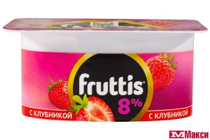 ПРОДУКТ ЙОГУРТНЫЙ "ФРУТТИС" СУПЕР ЭКСТРА 8% 115Г (CAMPINA) (БЗМЖ)(яблоко-груша;клубника)