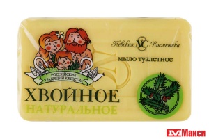 МЫЛО ТУАЛЕТНОЕ "ХВОЙНОЕ" 140Г (НЕВСКАЯ КОСМЕТИКА)