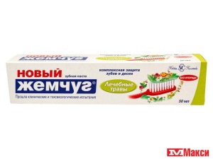 ПАСТА ЗУБНАЯ "НОВЫЙ ЖЕМЧУГ" 50МЛ В АССОРТИМЕНТЕ(лечебные травы)
