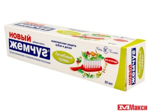 ПАСТА ЗУБНАЯ "НОВЫЙ ЖЕМЧУГ" 50МЛ В АССОРТИМЕНТЕ(лечебные травы)