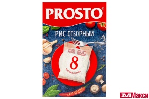 КРУПА РИС ОТБОРНЫЙ ДЛИННОЗЕРНЫЙ "PROSTO" 500Г ВАРОЧНЫЕ ПАКЕТЫ (АНГСТРЕМ)