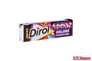 ЖЕВАТЕЛЬНАЯ РЕЗИНКА "DIROL" ПОДУШЕЧКИ 13,6Г (МОН' ДЭЛИС РУСЬ)(фруктовый рандом)