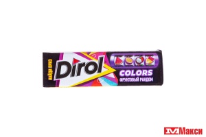 ЖЕВАТЕЛЬНАЯ РЕЗИНКА "DIROL" ПОДУШЕЧКИ 13,6Г (МОН' ДЭЛИС РУСЬ)(фруктовый рандом)